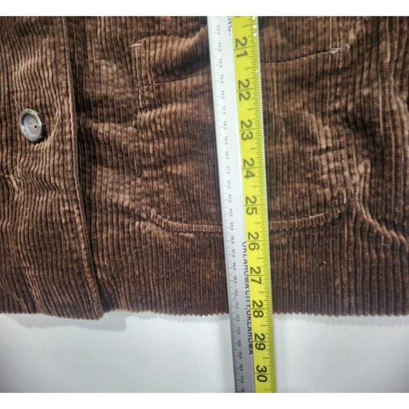 J. Jill Women's Button-Up Classic Preppy Blazer Brown Size M - Picture 10 of 11